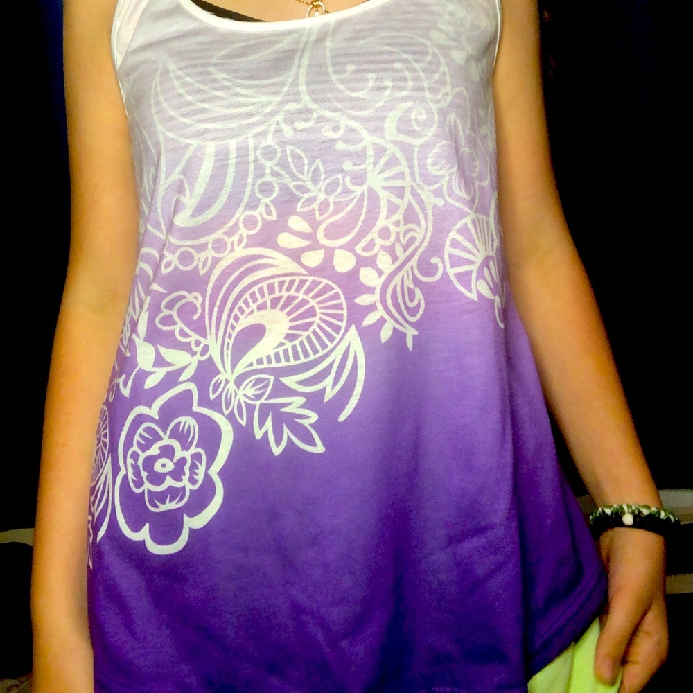 Purple and white design💜🤍